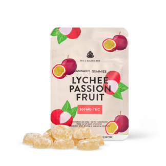 BuudaBomb: Lychee Passion Fruit 500mg - Haze Delivery