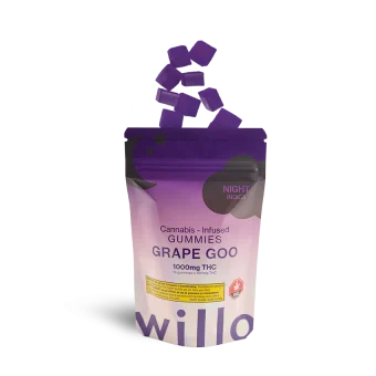 1000mg THC Grape Goo (INDICA) Gummies