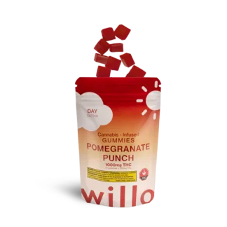 1000mg THC Pomegranate Punch (Sativa) Gummies