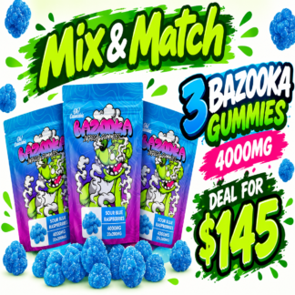 Mix & Match Bazooka 3- 4000mg for $145