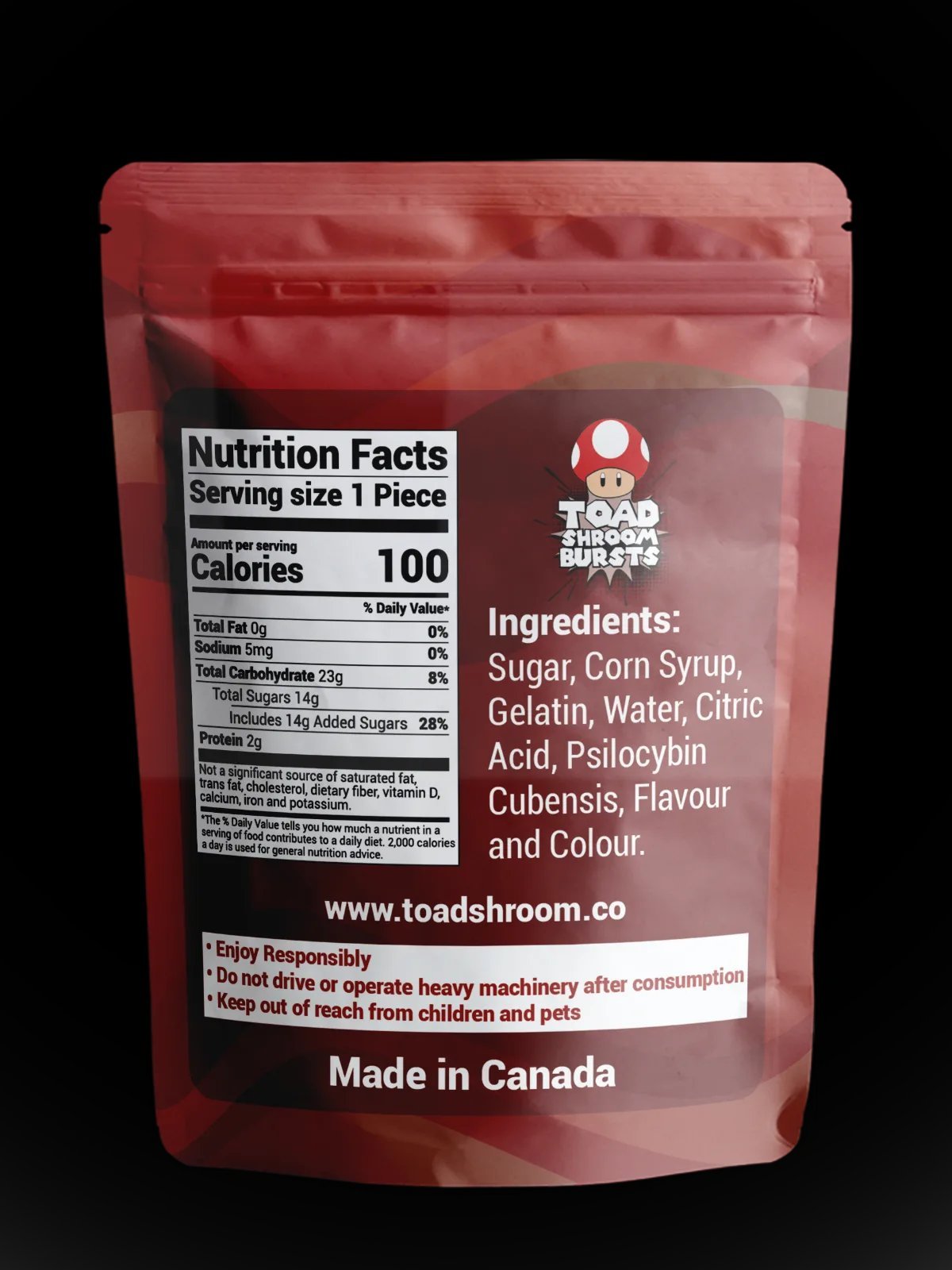 Toad Shrooms Burst - Cola 4000mg - Image 2