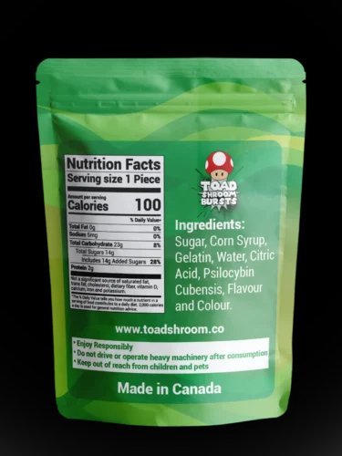 Toad Shrooms - Green Apple 4000mg - Image 2